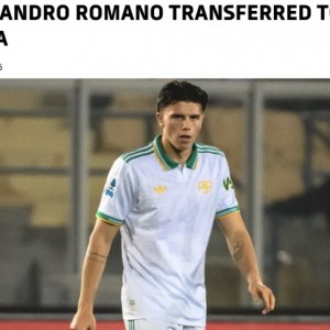 开云体育下载官网-官方：罗马青训中场亚利桑德罗·罗马诺被租借到意乙球队斯佩齐亚